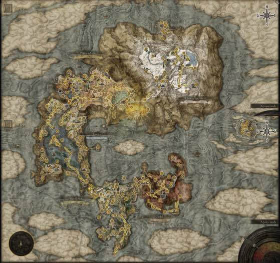 エルデンリング考察 マップの空いてる部分がとても気になる ゲーム攻略のかけら